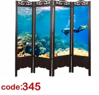 پاراوان پارتیشن طرح طبیعت  کد 345